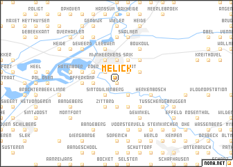 map of Melick