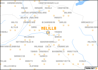 map of Melilla