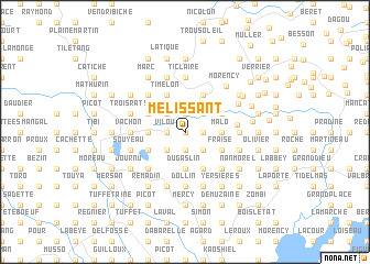 map of Mélissant