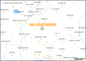 map of Melissochórion