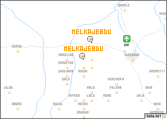 map of Melka Jebdu