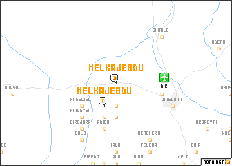 map of Melka Jebdu