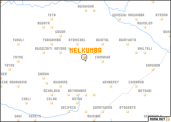 map of Melkʼumba