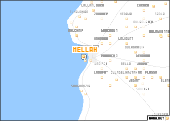 map of Mellah