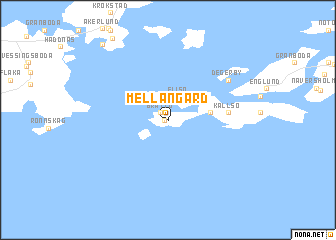 map of Mellangård