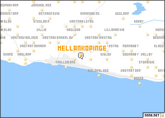 map of Mellanköpinge