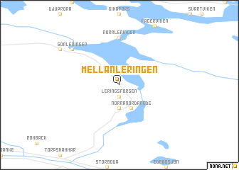 map of Mellanleringen