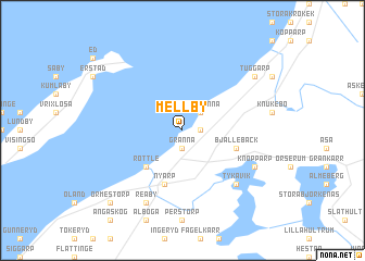 map of Mellby