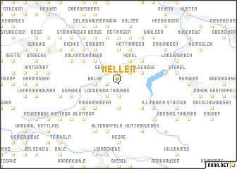 map of Mellen
