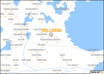 map of Mellerud