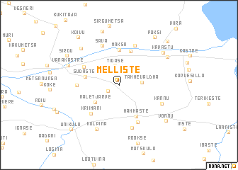 map of Melliste