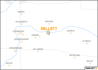 map of Mellott