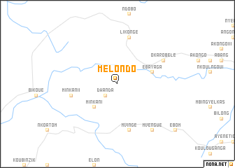 map of Mélondo