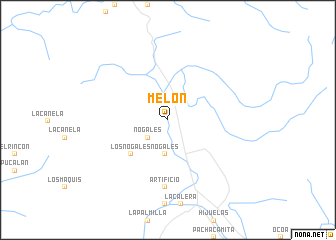 map of Melón