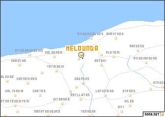 map of Melounda