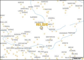 map of Melovë