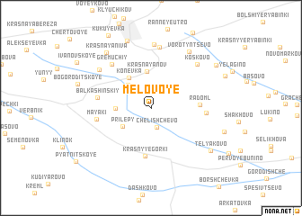 map of Melovoye