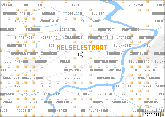 map of Melselestraat