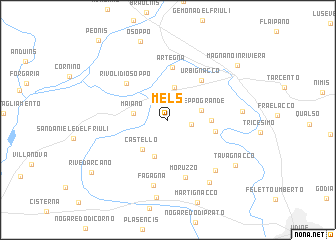 map of Mels