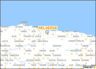 map of Meluerda
