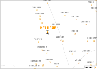 map of Melusar