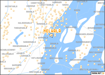 map of Melwāla