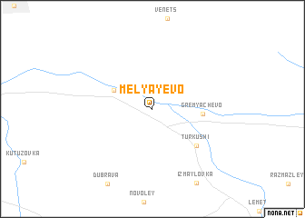 map of Melyayevo