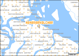 map of Memāniār Kolchar