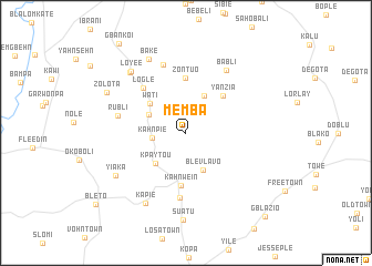 map of Memba