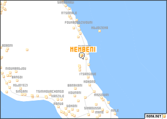 map of Membéni