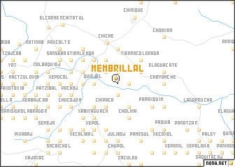 map of Membrillal