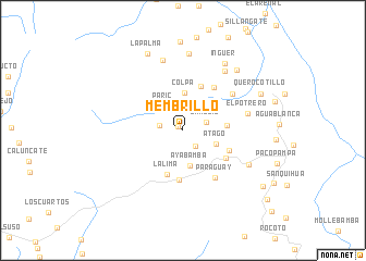 map of Membrillo