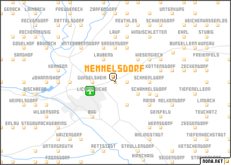 map of Memmelsdorf
