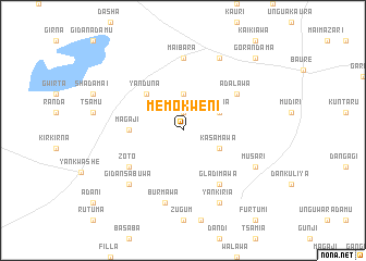 map of Memokweni