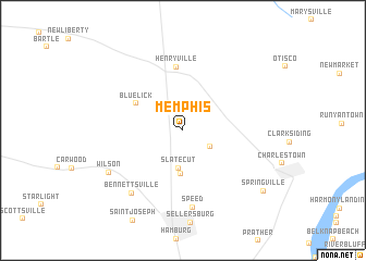 map of Memphis