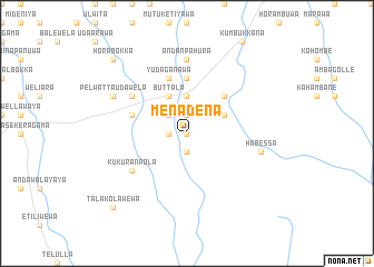 map of Menadena