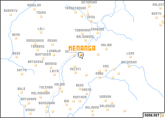map of Menanga