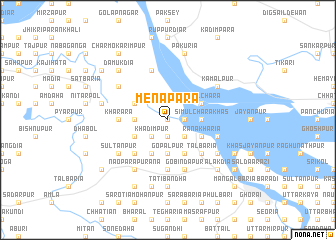 map of Menāpāra