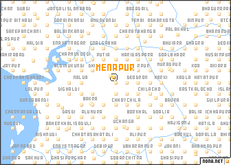 map of Menāpur