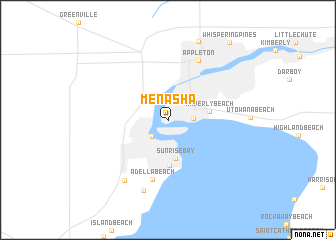 map of Menasha