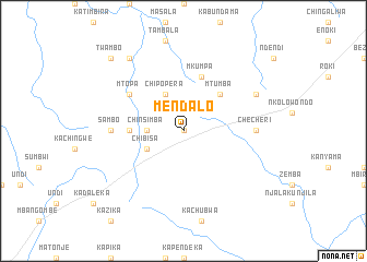 map of Mendalo