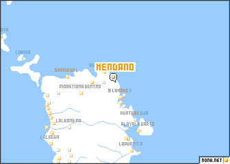 map of Mendaño