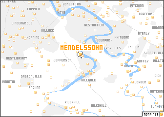 map of Mendelssohn