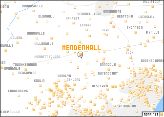 map of Mendenhall