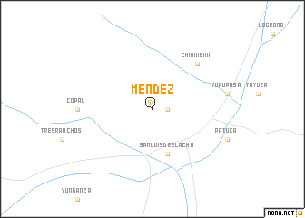 map of Méndez