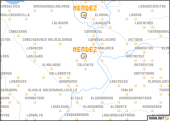 map of Méndez