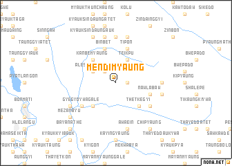 map of Mendimyaung