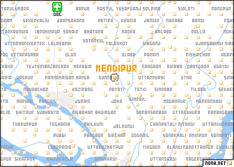 map of Mendipur