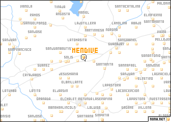 map of Mendive