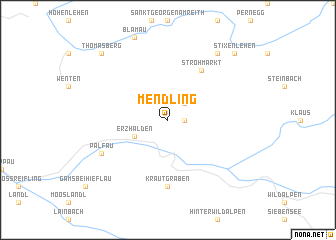 map of Mendling